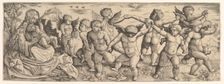 Virgin and Child with Angels Dancing in a Landscape, 1530s. Creator: Daniel Hopfer