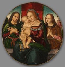 Virgin and Child with Angels, early 1500s. Creator: Master of the Holden Tondo (Italian)