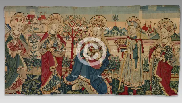 Virgin and Child with Four Saints, c. 1500. Creator: Unknown.