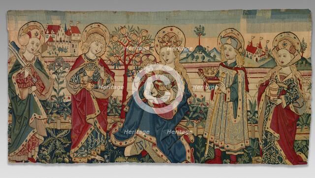 Virgin and Child with Four Saints, c. 1500. Creator: Unknown.