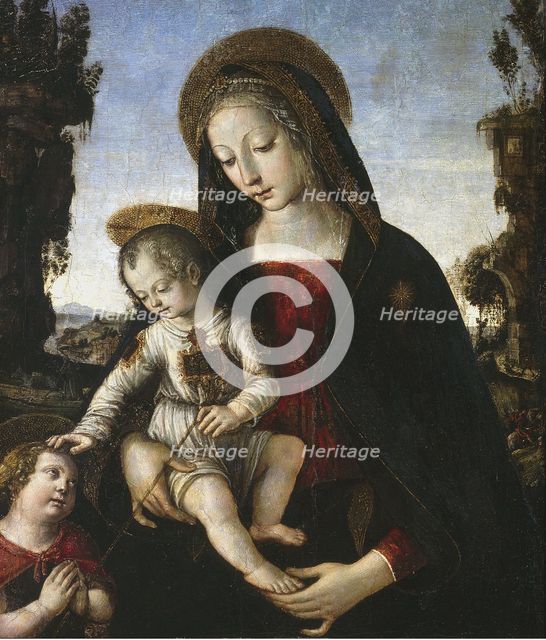 Virgin and child with John the Baptist as a Boy.