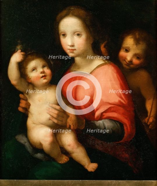 Virgin and child with John the Baptist as a Boy.