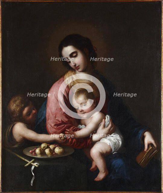 Virgin and child with John the Baptist as a Boy, ca 1659.
