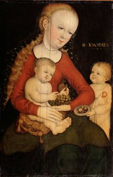 Virgin and child with John the Baptist as a Boy Creator: Cranach, Lucas, the Elder (1472-1553)