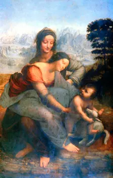 Virgin and Child with St Anne 1502-1516. Artist: Leonardo da Vinci