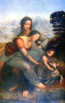 Virgin and Child with St Anne 1502-1516. Artist: Leonardo da Vinci