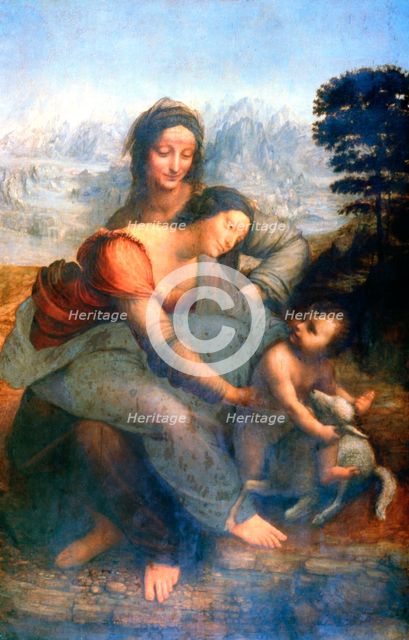 'Virgin and Child with St Anne', 1502-1516. Artist: Leonardo da Vinci