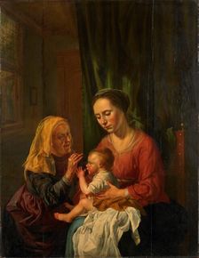 Virgin and Child with St Anne, 1630. Creator: Dirck van Hoogstraten