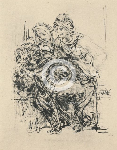 'Virgin and Child with St. Anne', c1480 (1945). Artist: Leonardo da Vinci.