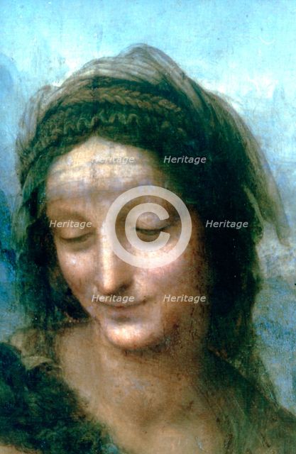 'Virgin and Child with St Anne' (detail), 1502-1516. Artist: Leonardo da Vinci