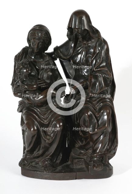 Virgin and Child with Saint Anne, 1500-1525. Creator: Andrea Sansovino.