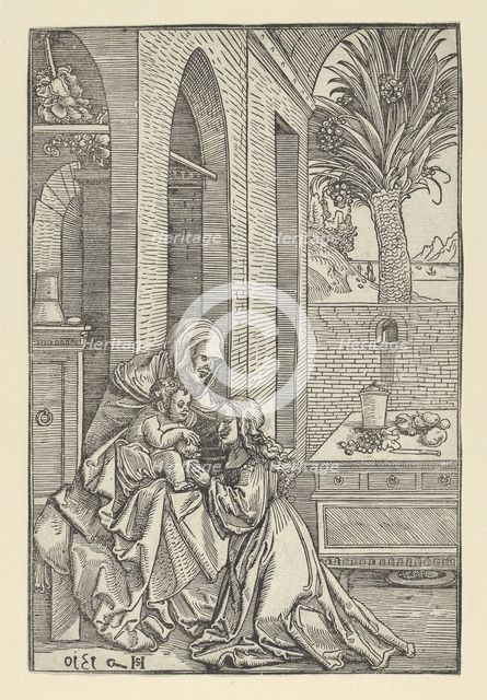 Virgin and Child with Saint Anne, 1510. Creator: Hans Schäufelein the Elder.