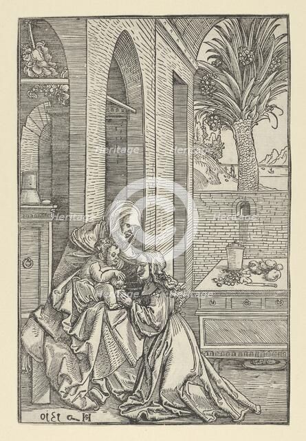 Virgin and Child with Saint Anne, 1510. Creator: Hans Schäufelein the Elder.
