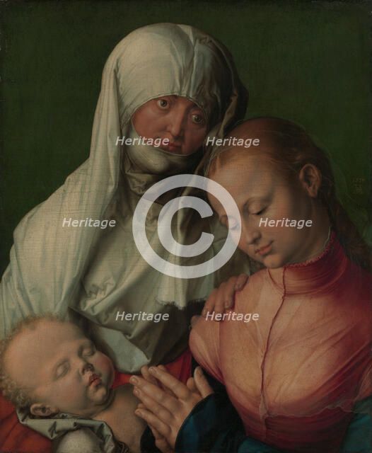 Virgin and Child with Saint Anne, probably 1519. Creator: Albrecht Durer.