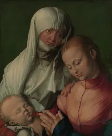 Virgin and Child with Saint Anne, probably 1519. Creator: Albrecht Durer