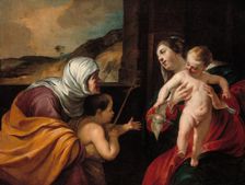 Virgin and Child with Saint Elizabeth and the Infant Saint John the Baptist, 1628/29. Creator: Jacques Blanchard