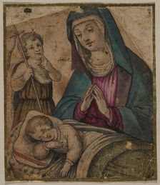 Virgin and Child with Saint John, 1500s. Creator: Unknown