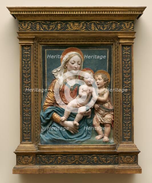 Virgin and Child with Saint John. Creator: Unknown.