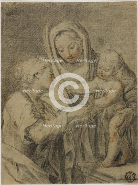 Virgin and Child with Saint Lucy, n.d. Creator: Gian Girolamo Bonesi.