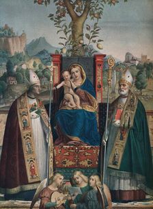 Virgin and Child with Saint Lorenzo Giustiniani and Zeno, 1874, (1903)