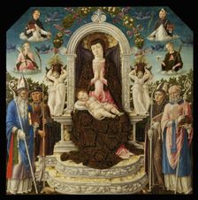 Virgin and child with Saints