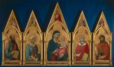 Virgin and Child with Saints (Boston Polyptych), Between 1321 and 1325. Artist: Martini, Simone, di (1280/85-1344)