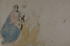 Virgin and Child with Saints, n.d. Creator: After Raffaello Sanzio, called Raphael Italian, 1483-1550