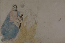 Virgin and Child with Saints, n.d. Creator: After Raffaello Sanzio, called Raphael Italian, 1483-1550