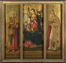 Virgin and Child with Saints Peter and Nicholas, 1479. Artist: Benvenuto di Giovanni (ca. 1436-1518)