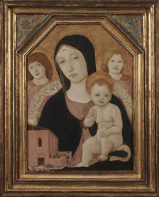 Virgin And Child With Two Angels, c1480. Creator: Matteo di Giovanni