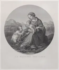 Virgin and Child with the infant Saint John the Baptist..., 1825. Creator: Giuseppe Longhi