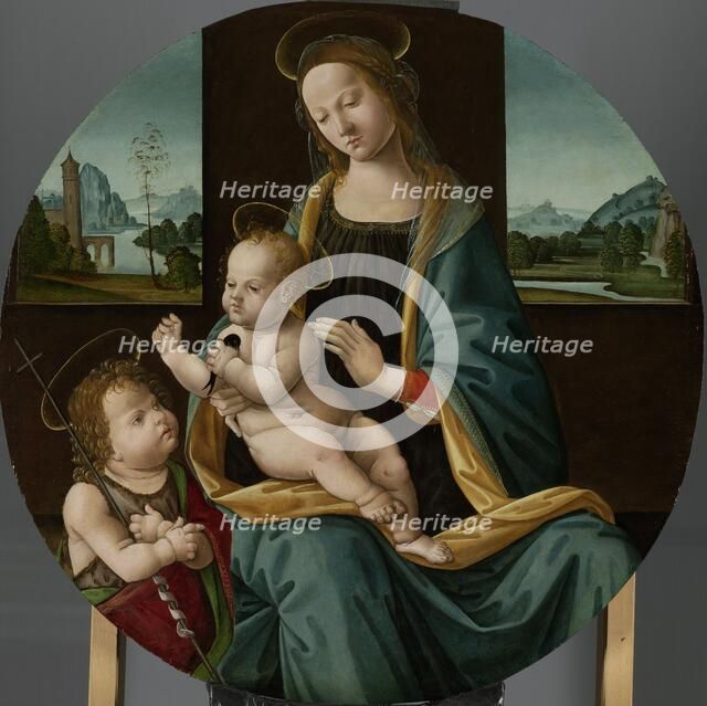 Virgin and Child with the Infant Saint John the Baptist, c.1490-c.1515. Creator: Meester van de Conversazione di Santo Spirito.