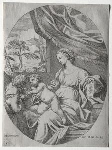 Virgin and Child with the Infant St. John, 1647. Creator: Carlo Maratti (Italian, 1625-1713)