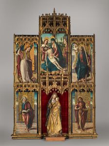 Virgin and Child with the Pietà and Saints. Creator: Unknown