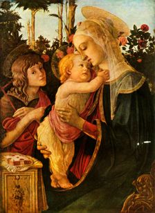 Virgin and Child with Young St John the Baptist 1470-1475, (1937). Creator: Sandro Botticelli