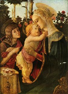 Virgin and Child with Young St John the Baptist 1470-1475, (1937). Creator: Sandro Botticelli