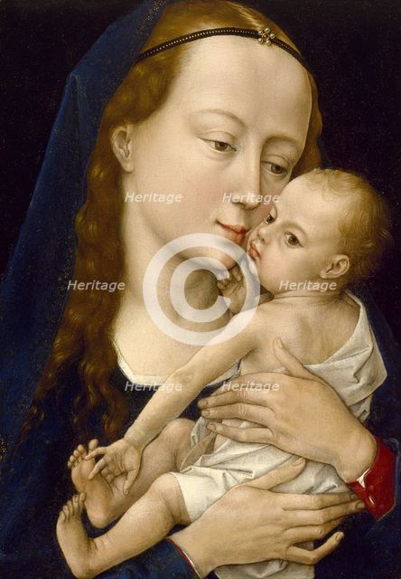 Virgin and Child, after 1454. Artist: Weyden, Rogier, van der (ca. 1399-1464)
