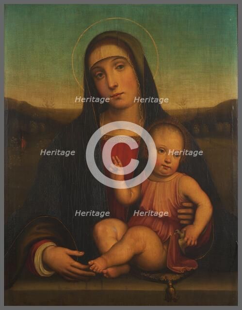Virgin and Child, after Francia. Creator: Unknown.