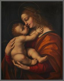 Virgin and Child, after Marco da Oggiono. Creator: Unknown