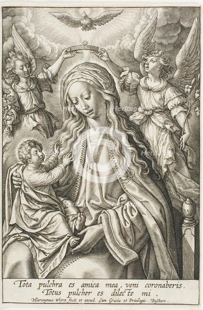 Virgin and Child, before 1619. Creator: Jan Wierix.