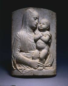 Virgin and Child, c. 1475-1485. Creator: Pietro Lombardo (Italian, c. 1435-1515), workshop of