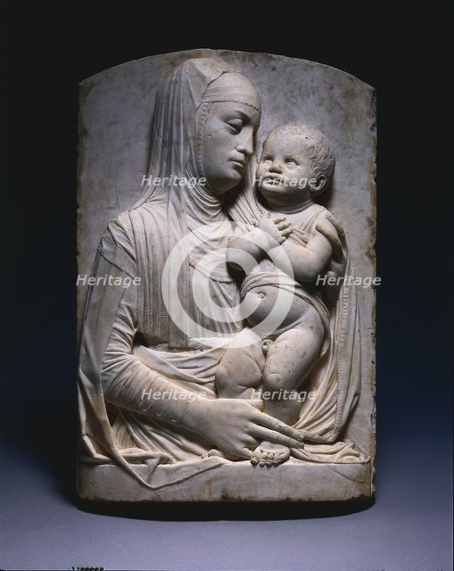 Virgin and Child, c. 1475-1485. Creator: Pietro Lombardo (Italian, c. 1435-1515), workshop of.
