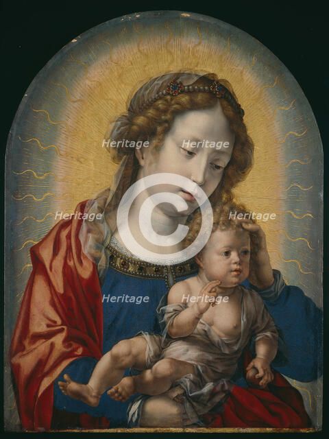 Virgin and Child, c. 1520. Creator: Jan Gossaert.