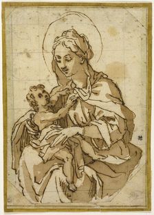 Virgin and Child, c. 1591. Creator: Unknown