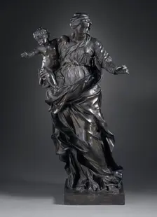 Virgin and Child, c.1650. Creator: Alessandro Algardi