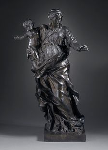 Virgin and Child, c.1650. Creator: Alessandro Algardi