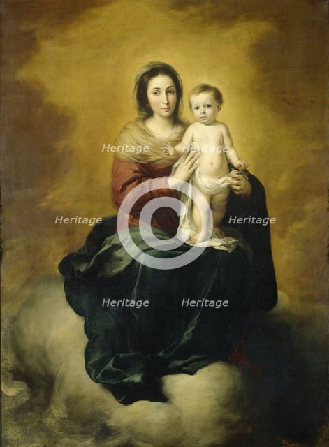 Virgin and Child, c.1670. Creator: Bartolomé Esteban Murillo.