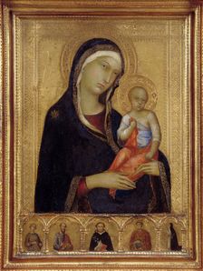 Virgin and Child, c. 1324-1325. Artist: Martini, Simone, di (1280/85-1344)