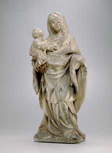 Virgin and Child, c1455. Creator: Circle of Juan de la Huerta School of Dijon