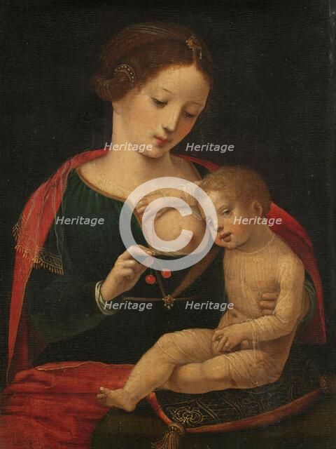 Virgin and Child, c.1520-c.1540. Creator: Master of the Female Half-Lengths.
